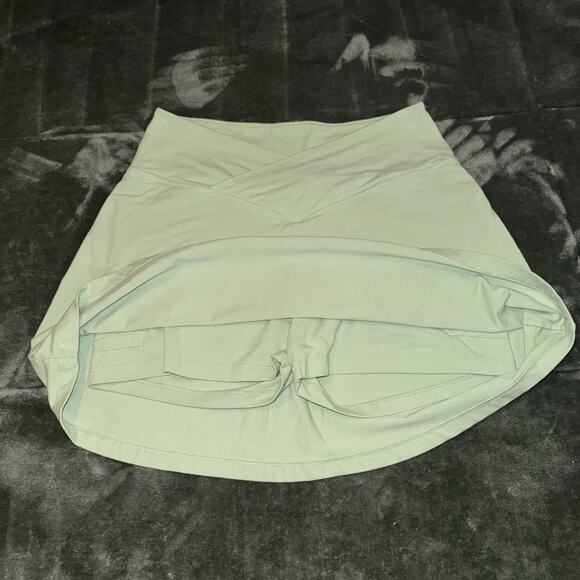 Victoria’s Secret PINK Crossover Skort Women’s Large Mint Green Skirt Athletic - Picture 2 of 7